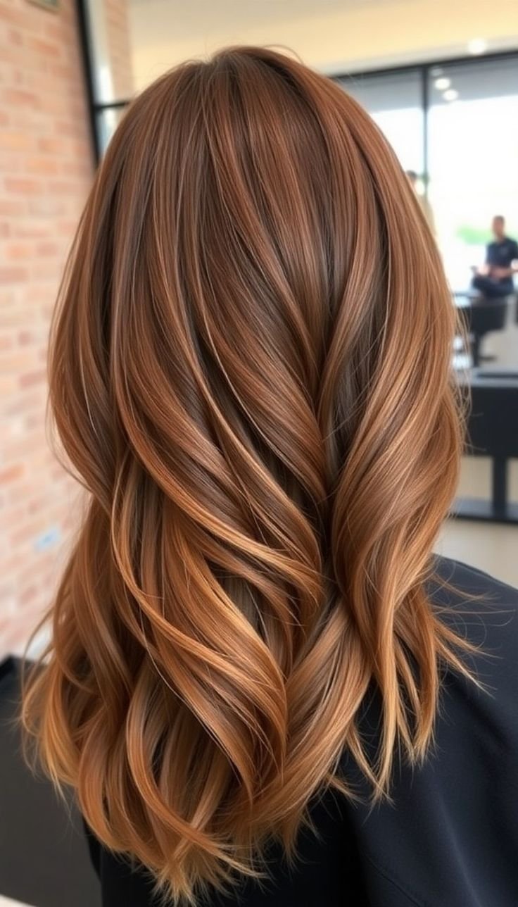 Cinnamon Swirl hair color