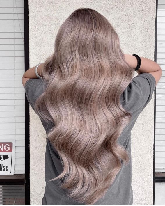 Milk Tea Beige hair color
