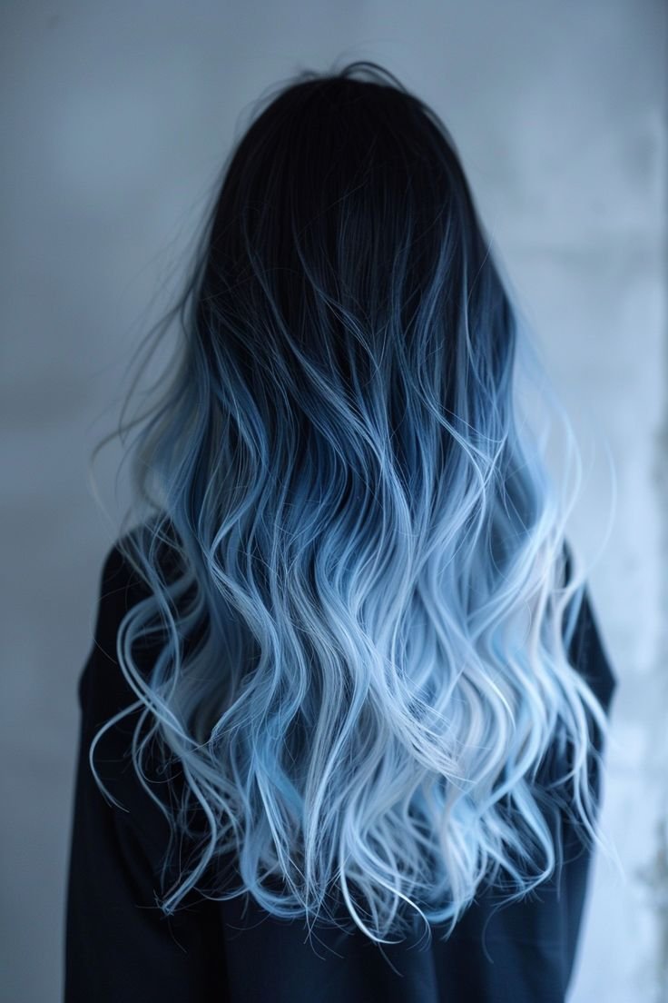 10. Silver Ombre – Graceful Transition