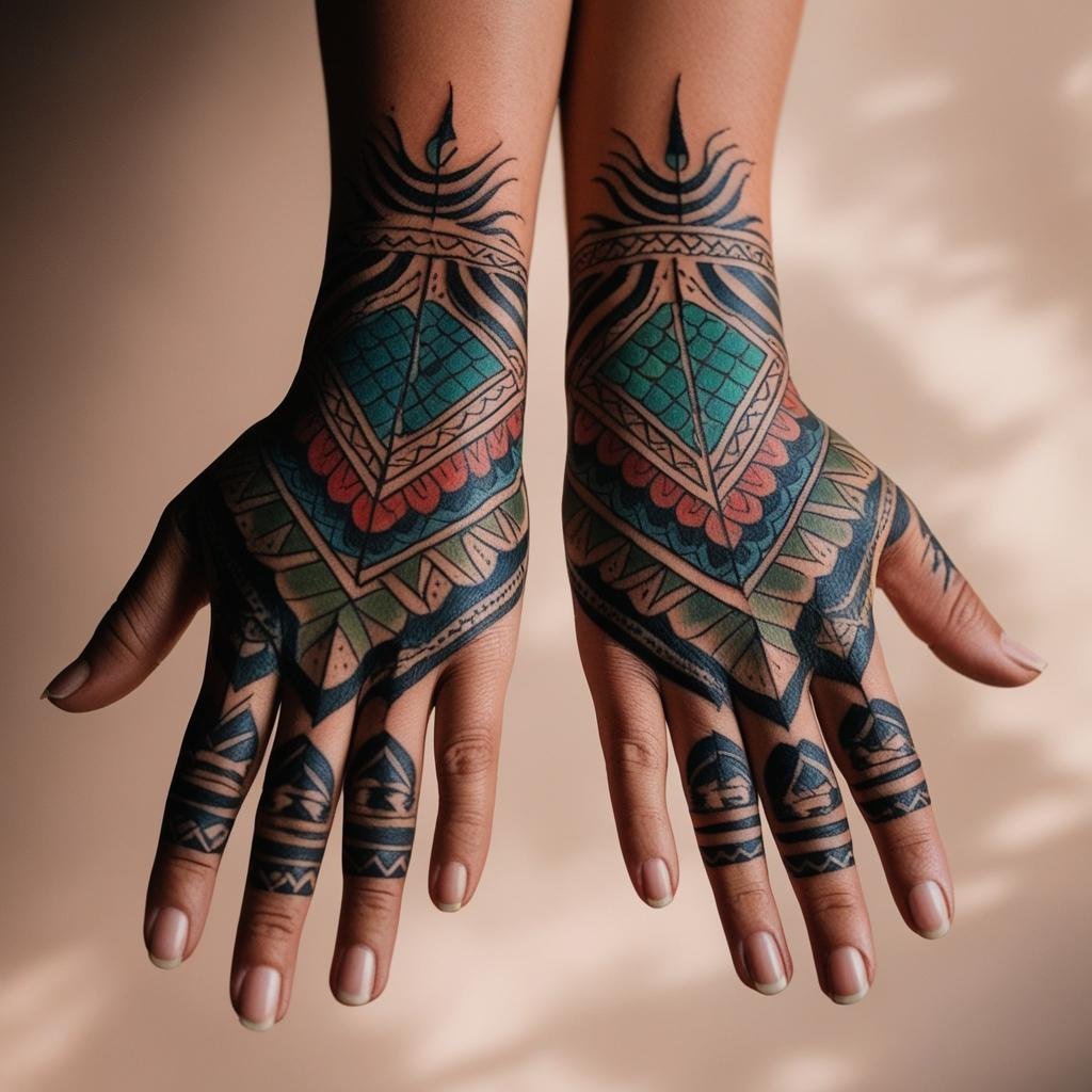 Hand tattoos make a bold statement, and in 2025, more people are opting for symbolic and meaningful designs on their hands. These tattoos often represent strength, power, and personal journeys.