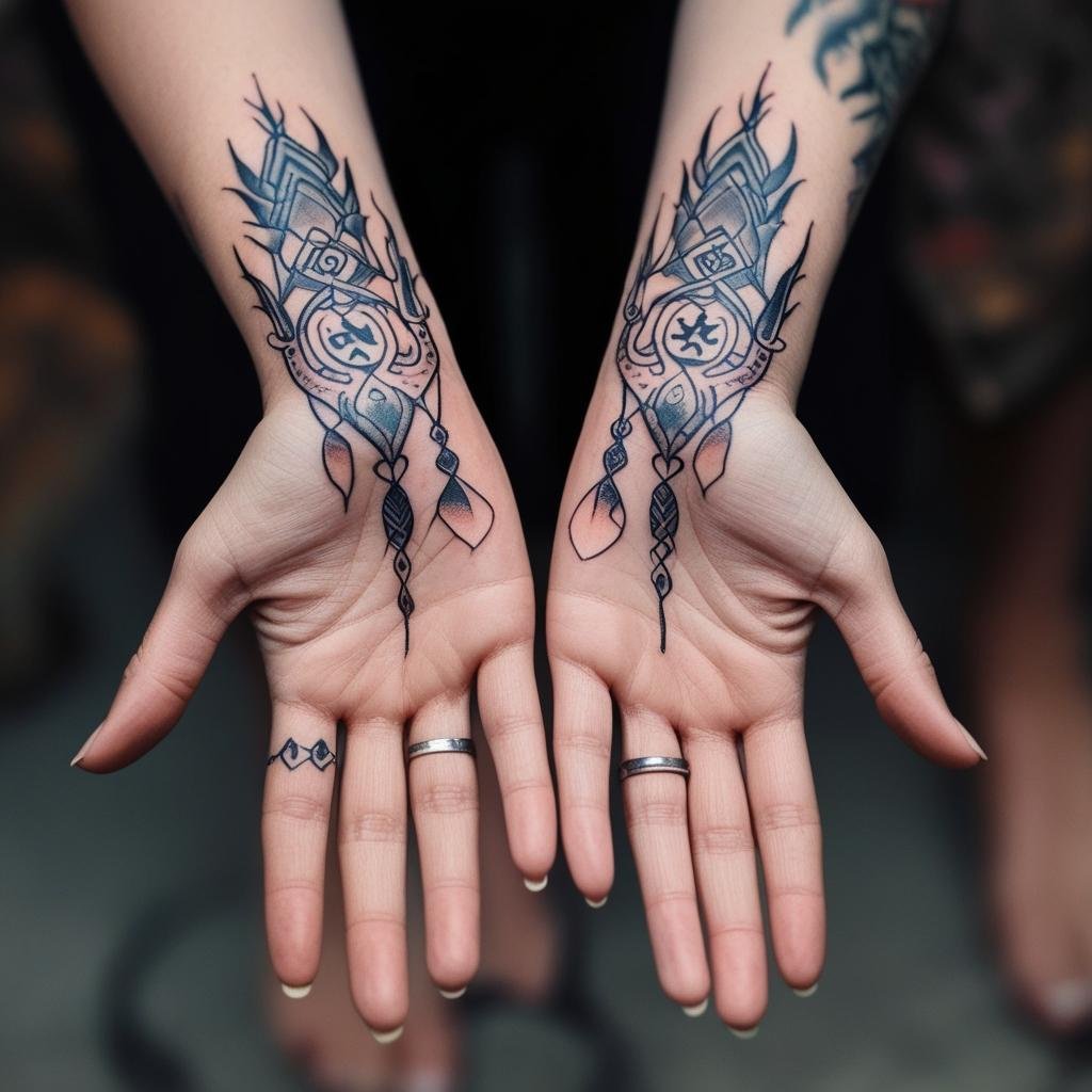 Hand tattoos make a bold statement, and in 2025, more people are opting for symbolic and meaningful designs on their hands. These tattoos often represent strength, power, and personal journeys.