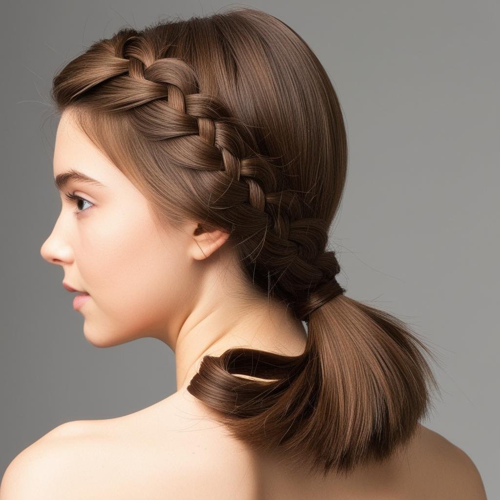 The Classic Ponytail with a Twist hairstyle