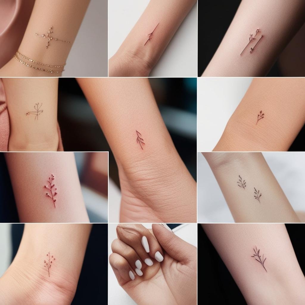 Micro Tattoos & Tiny Ink Trends, Small and subtle tattoos are perfect for minimalists, making them one of the biggest trends of 2025. They are quick to get, low commitment, and easy to conceal.