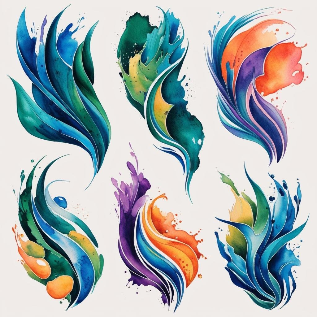 Abstract & Watercolor Tattoos. For those who love artistic and colorful tattoos, watercolor and abstract designs are a huge trend in 2025