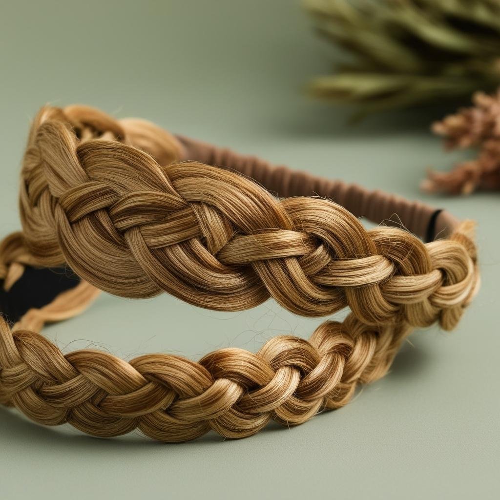 Braided Headband for a Bohemian Touch hairstyle