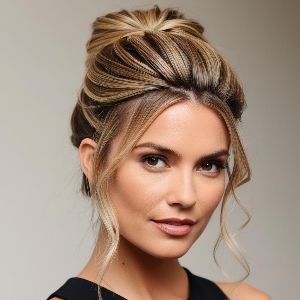 Half-Up Top Knot hairstyle