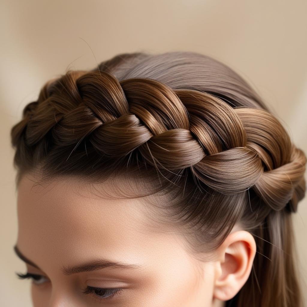 Quick French Braid hairstyle