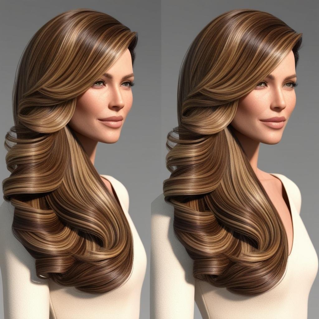 Side-Swept Waves hairstyle