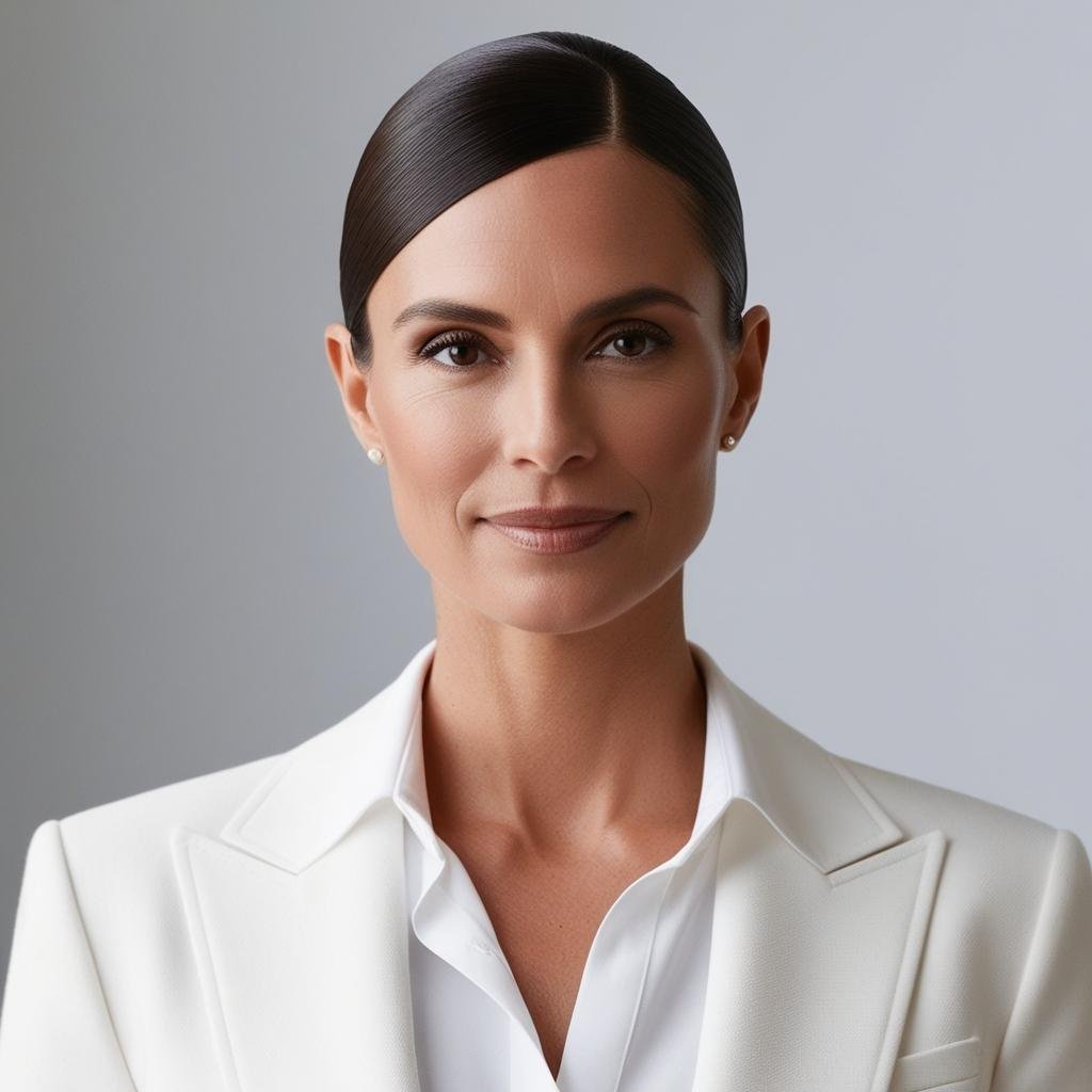 Sleek Low Bun for a Professional Look hairstyle