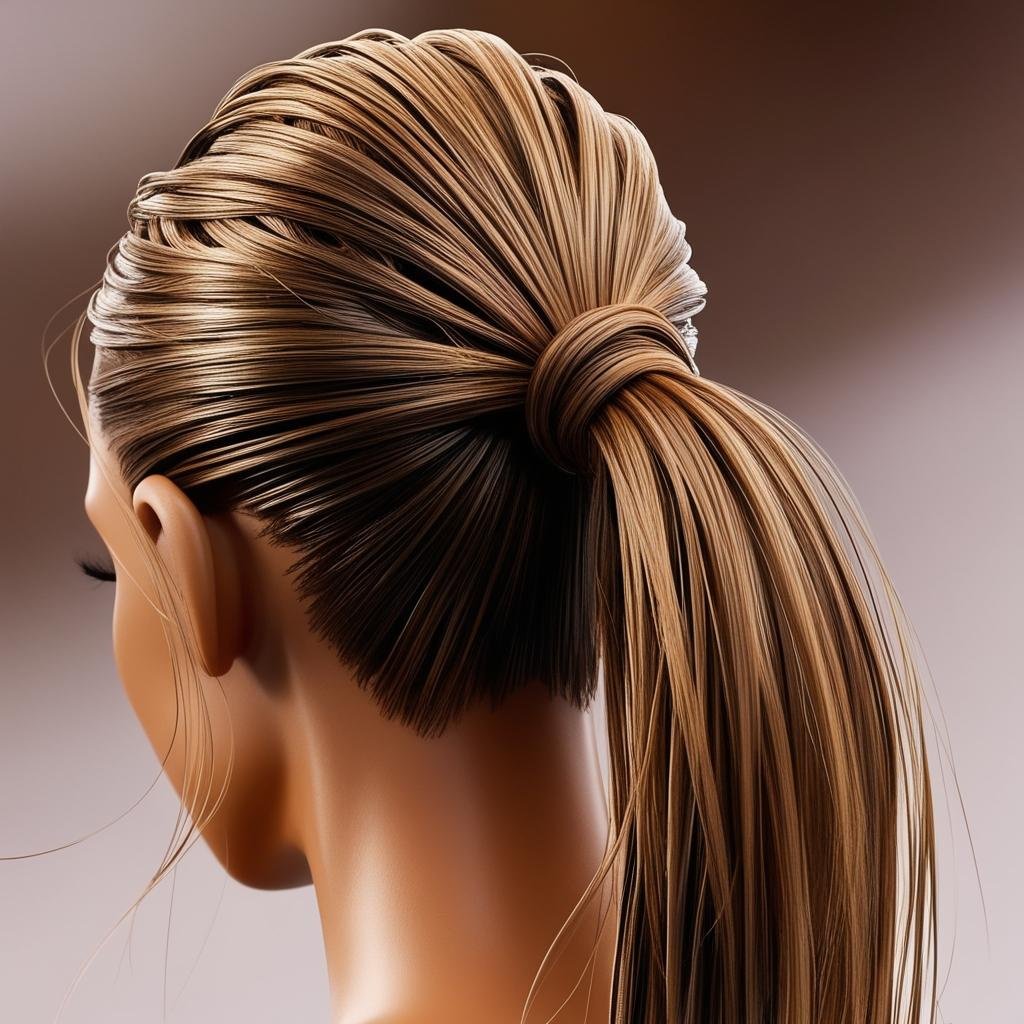 Textured Ponytail hairstyle