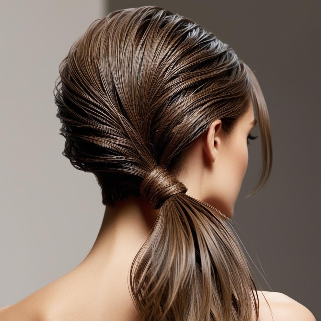 Textured Ponytail hairstyle