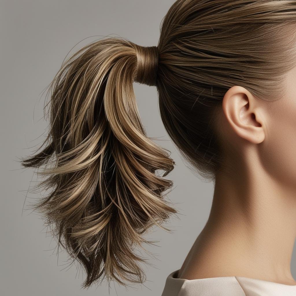 Textured Ponytail hairstyle
