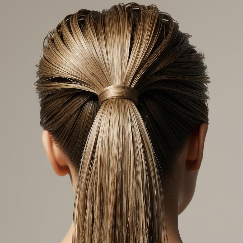 Textured Ponytail hairstyle