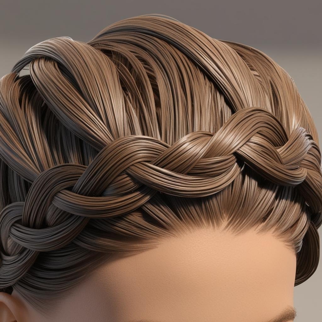 Twisted Crown hairstyle