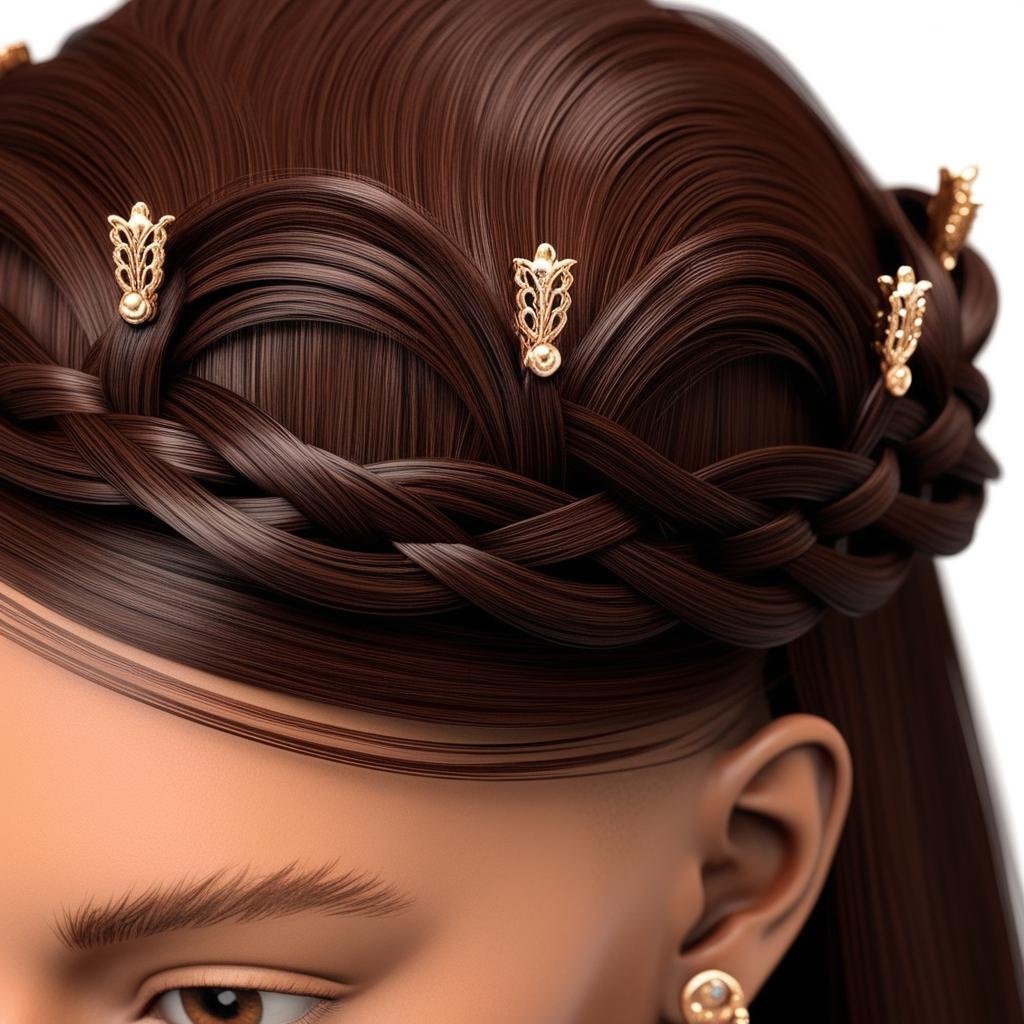Twisted Crown hairstyle