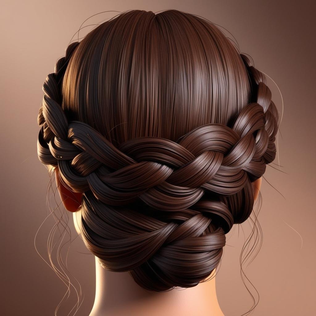 Twisted Crown hairstyle
