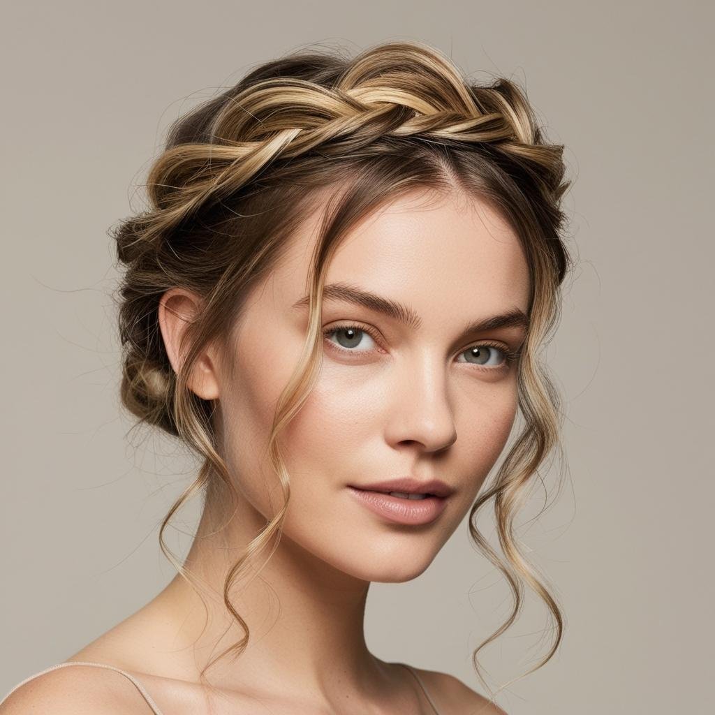 Twisted Crown hairstyle