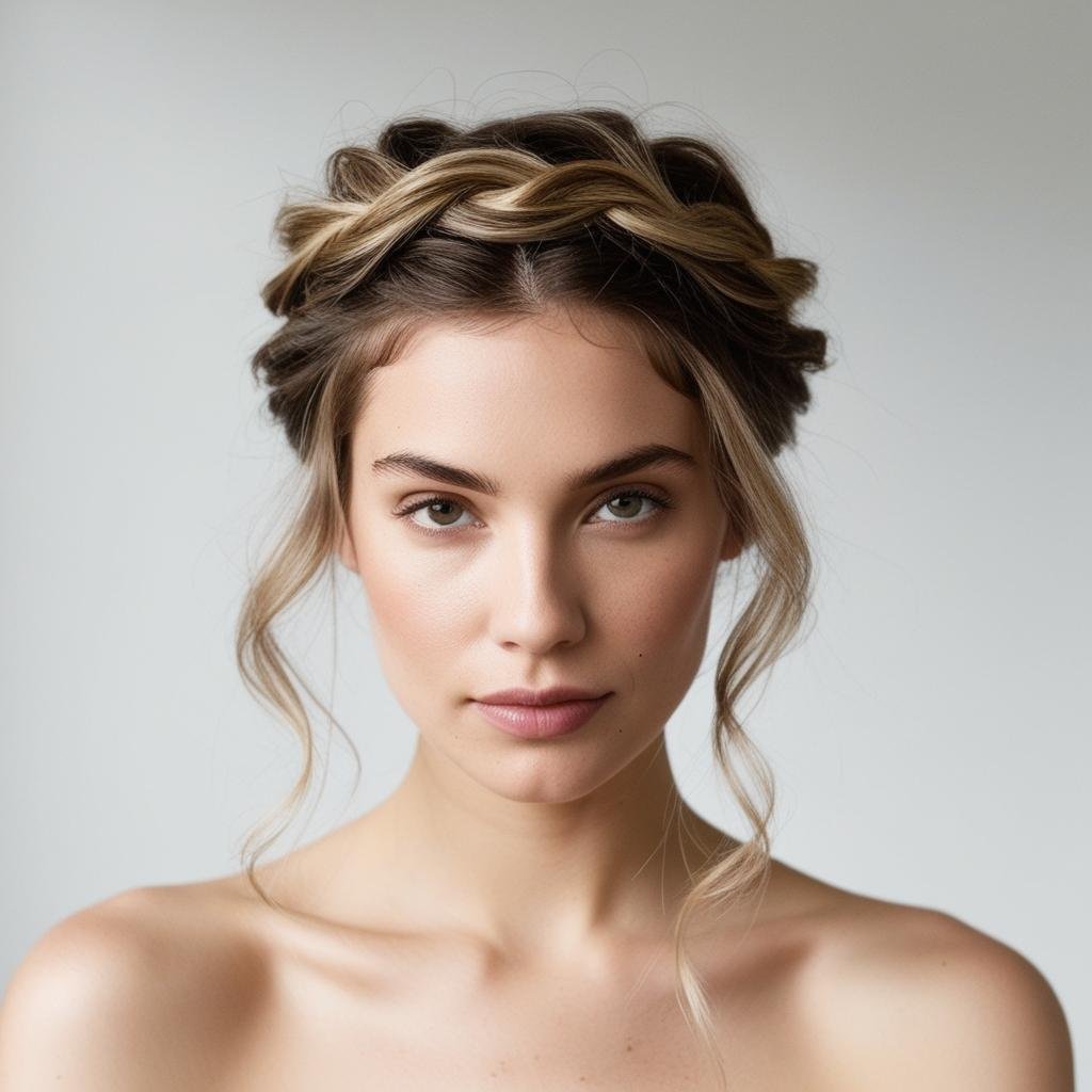 Twisted Crown hairstyle