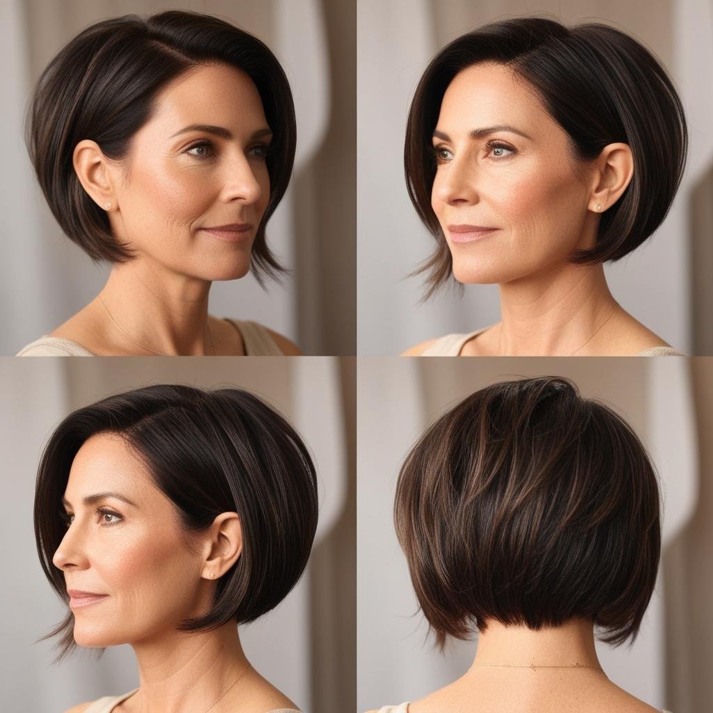 How to Style Short Hair: Easy Tips and Tricks for 2025 4 The Sleek Lob hairstyle, The Sleek Lob hair style, The Sleek Lob short hairstyle