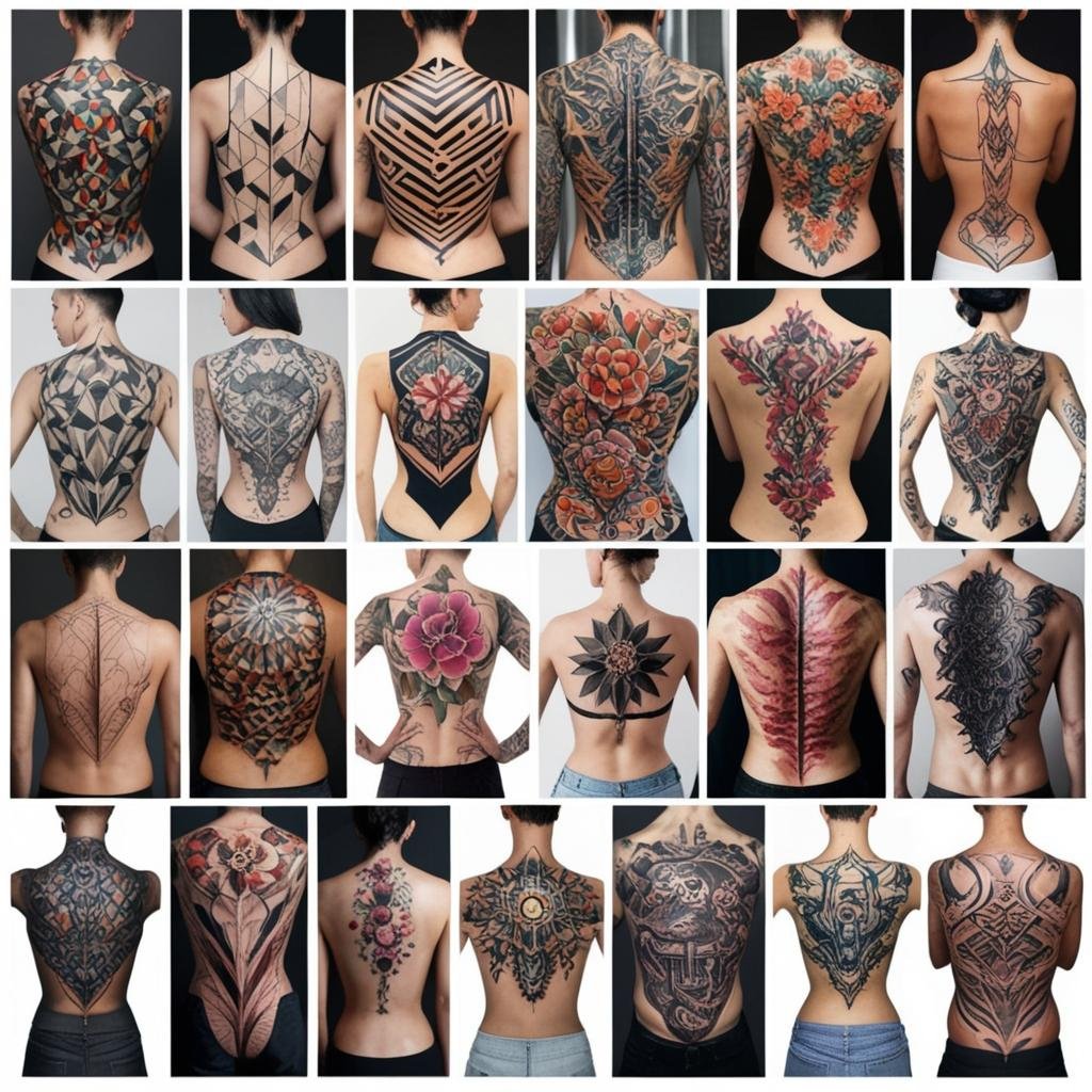 Spine and back tattoos provide a large canvas for intricate, flowing designs, making them a favorite in 2025. These tattoos allow for deep storytelling and artistic expression