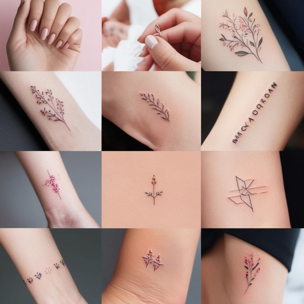 Micro Tattoos & Tiny Ink Trends, Small and subtle tattoos are perfect for minimalists, making them one of the biggest trends of 2025. They are quick to get, low commitment, and easy to conceal.