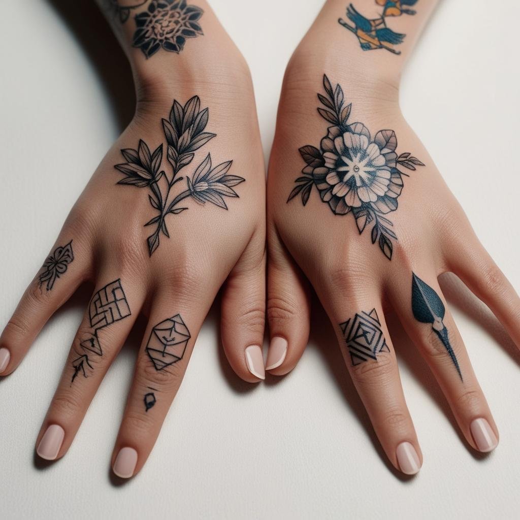 Hand tattoos make a bold statement, and in 2025, more people are opting for symbolic and meaningful designs on their hands. These tattoos often represent strength, power, and personal journeys.