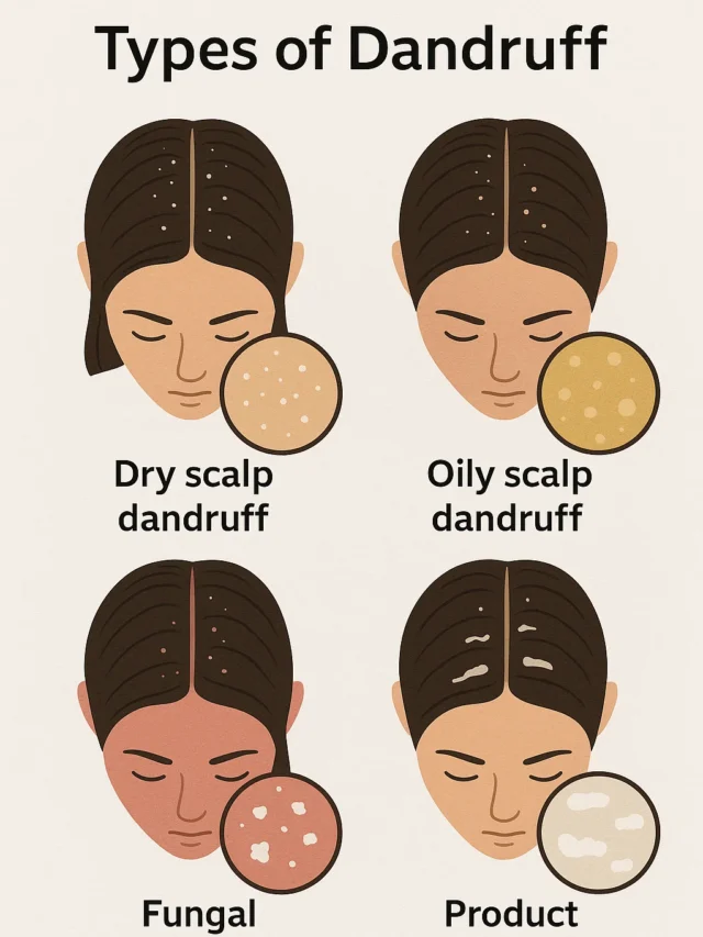 Types of Dandruff You should know